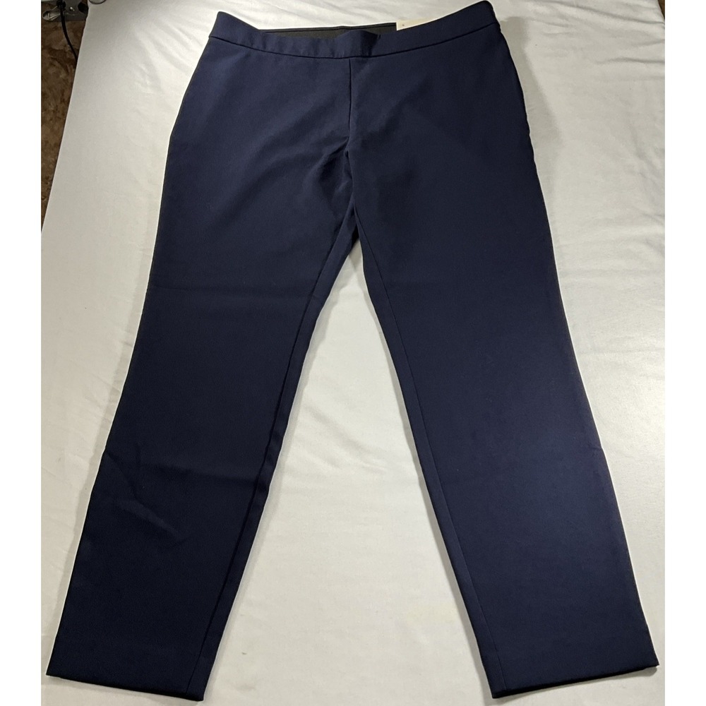 A New Day Women's Skinny High Rise Fitted Hip/Thigh Navy Pants 12 Regular NWT